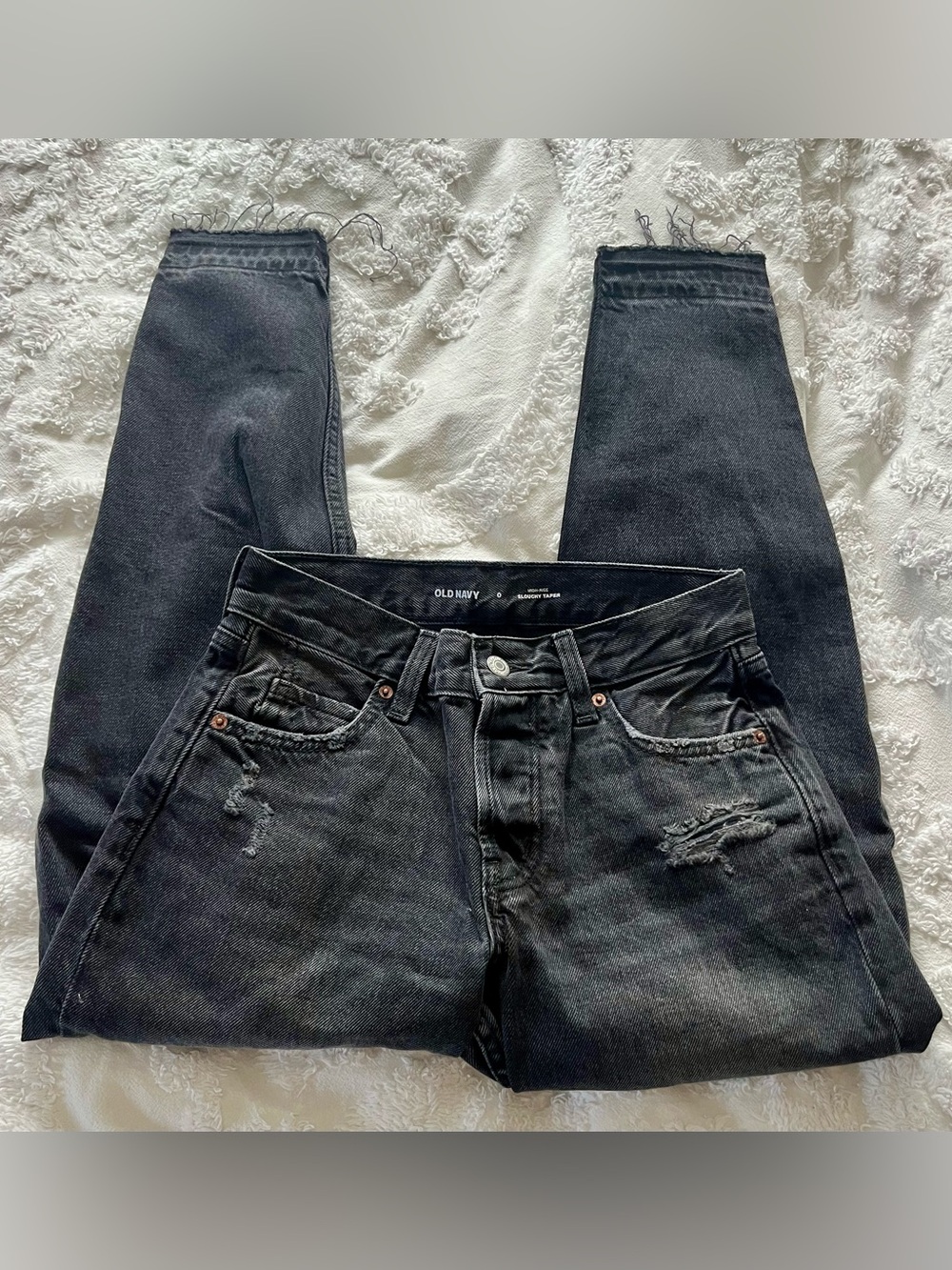 Old Navy Distressed Black Jeans NWOT